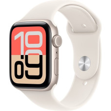Apple Watch SE 3&nbsp;GPS+Cellular 44mm&nbsp;Starlight Aluminium Case with Starlight Sport Band - S/M