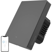 Sonoff Smart WiFi wall switch SONOFF M5-1C-80 (1-channel, for frame, graphite)
