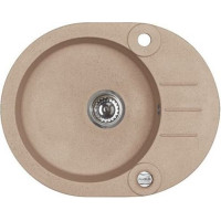 Alveus Granitinė Plautuvė ALVEUS ROLL40-55 + sif+vent smėlio spalvos