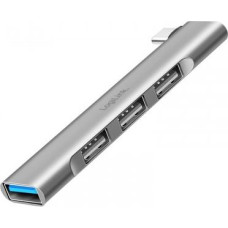 Logilink Ultraslim USB-C hub to 1xUSB-A 3.0, 3xUSB-A 2.