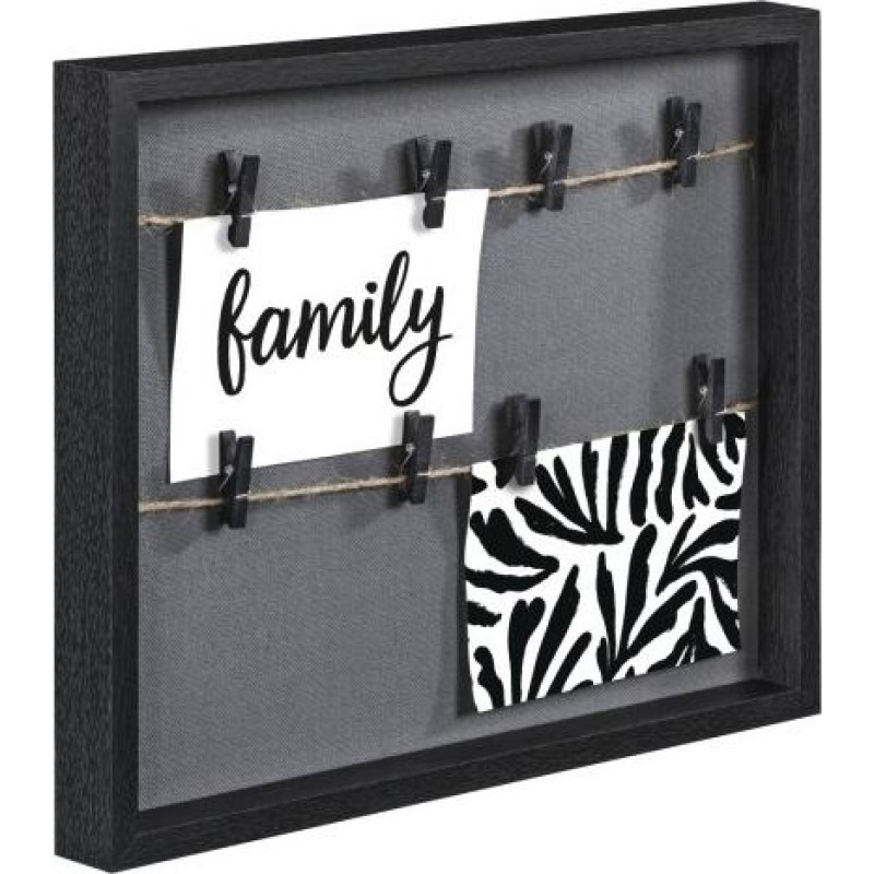 Hama Muro picture frame with cord and clips black