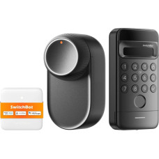 Switchbot Ultra 3-in-1 smart lock with Hub Mini Matter control panel and Vision keypad