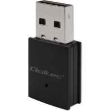 Qoltec Mini adapter Wi-Fi wireless, BT 4.0