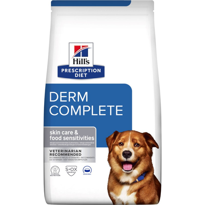 Hill's Prescription Diet Derm Complete Canine - dry dog food - 12 kg