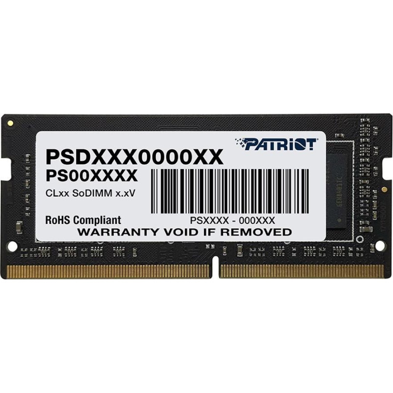 Patriot Memory Signature PSD48G24002S memory module 8 GB 1 x 8 GB DDR4 2400 MHz