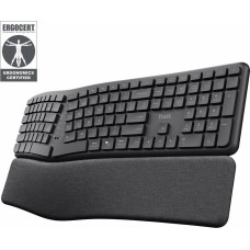 Trust Keyra Ergonomic multidevice wireless keyboard