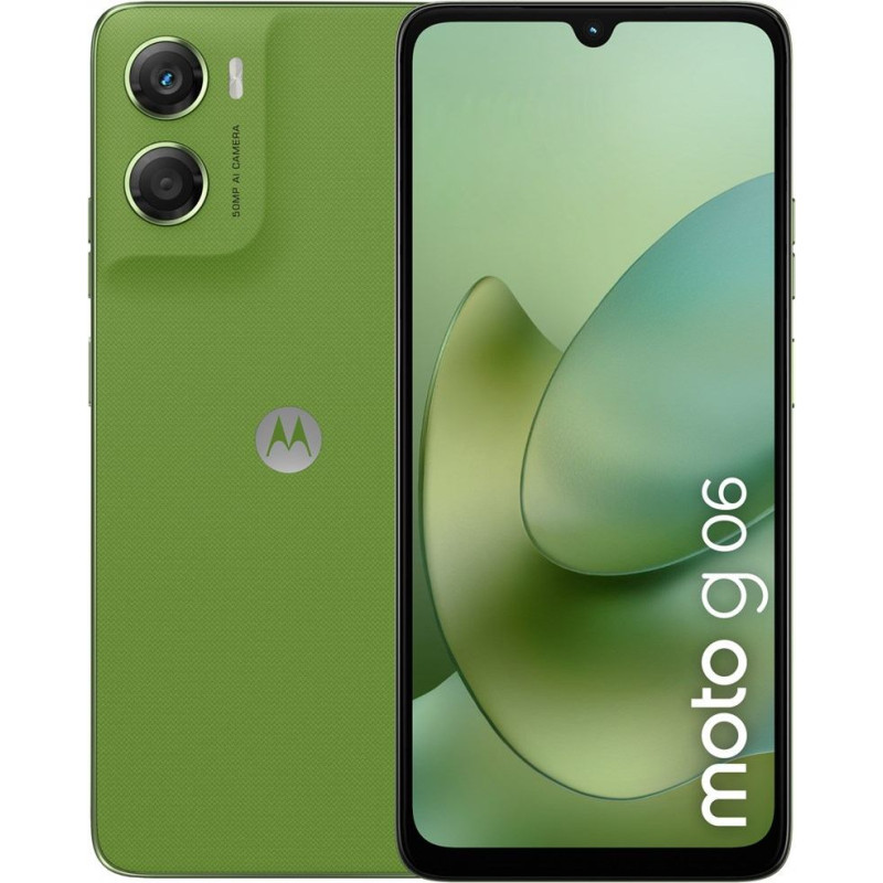 Motorola moto g06 17.5 cm (6.88") Dual SIM Android 15 4G USB Type-C 4 GB 64 GB 5200 mAh Green