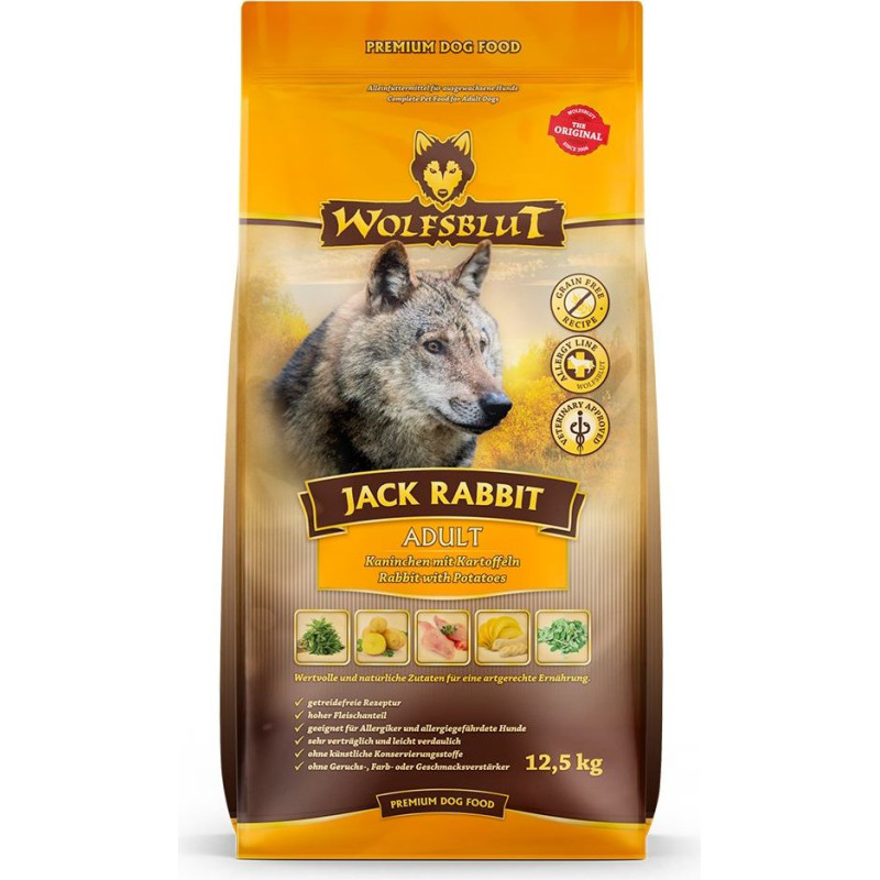 Wolfsblut Jack Rabbit - dry dog food - 12,5kg
