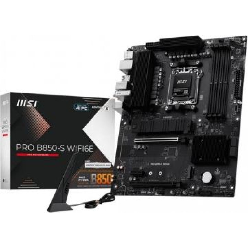 MSI PRO B850-S WIFI6E AM5 4DDR5 ATX