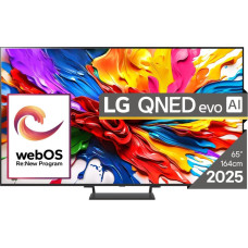 LG QNED evo AI 65QNED93A6A TV 165.1 cm (65") 4K Ultra HD Smart TV Wi-Fi Black