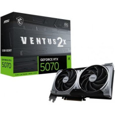 MSI Graphics card GeForce RTX 5070 12G VENTUS 2X OC GDDR7 192bit HDMI/3DP
