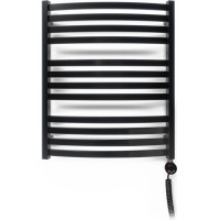 Terma Electric towel warmer, D01, 600 mm x 710 mm, black.