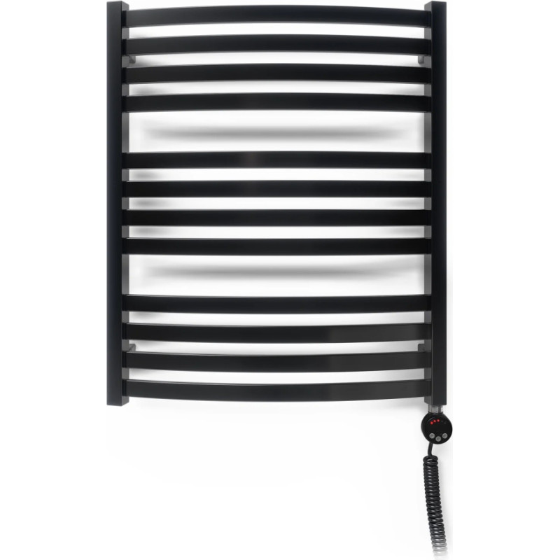 Terma Electric towel warmer, D01, 600 mm x 710 mm, black.
