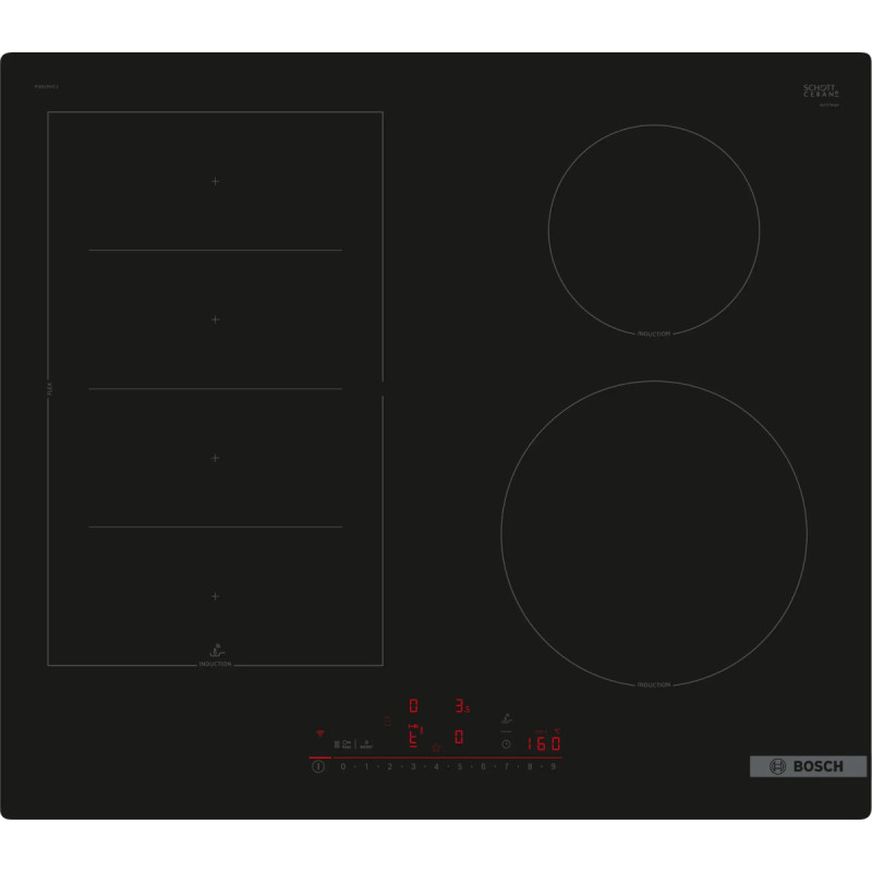 Bosch Built-in induction hob, Series 6, PIX61RHC1E, 60 cm.
