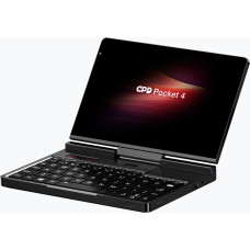 GPD Pocket 4 Ryzen 7 8840U/8" WQXGA (2560x1600) Touchscreen 144Hz IPS/x360/LAN/16GB/SSD 1TB/BT/BLKB/FPR/x360/Radeon 780M 3GB/Win 11 Graphite