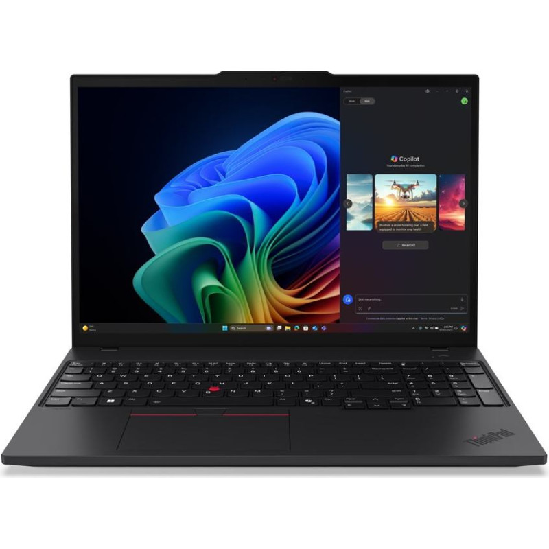 Lenovo ThinkPad T16 Gen 4 (AMD) Copilot+ PC AMD Ryzen&trade; AI 7 350 Laptop 40.6 cm (16") WUXGA 32 GB DDR5-SDRAM 1 TB SSD Wi-Fi 7 (802.11be) Windows 11 Pro English Black