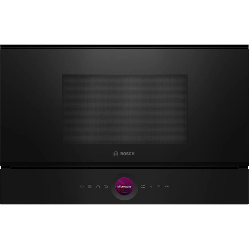 Bosch Serie 8 BER7321B1 microwave Black Solo microwave Built-in 21 L 900 W
