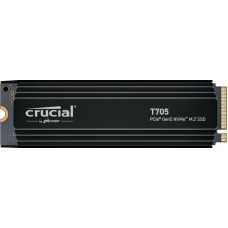 Crucial T705 4TB M.2 NVMe 2280 PCIe5.0 14100/12600 heatsink