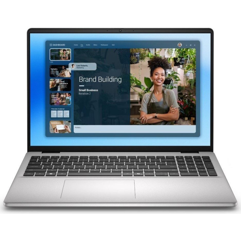 Dell Laptop Dell Laptop 16 DC16251 W11P C7-150U|16GB|512GB|Intel Graphics|FgrPr|WLAN + BT|16.0 2.5K|BcklKb|4C|65W|3YPS Platinum Silver