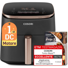 Cosori Turbo Blaze Chef Edition Single 6 L Stand-alone 1725 W Hot air fryer Black, Pink gold