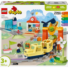 Lego Duplo Town 10428 Duży interaktywny pociąg miejski
