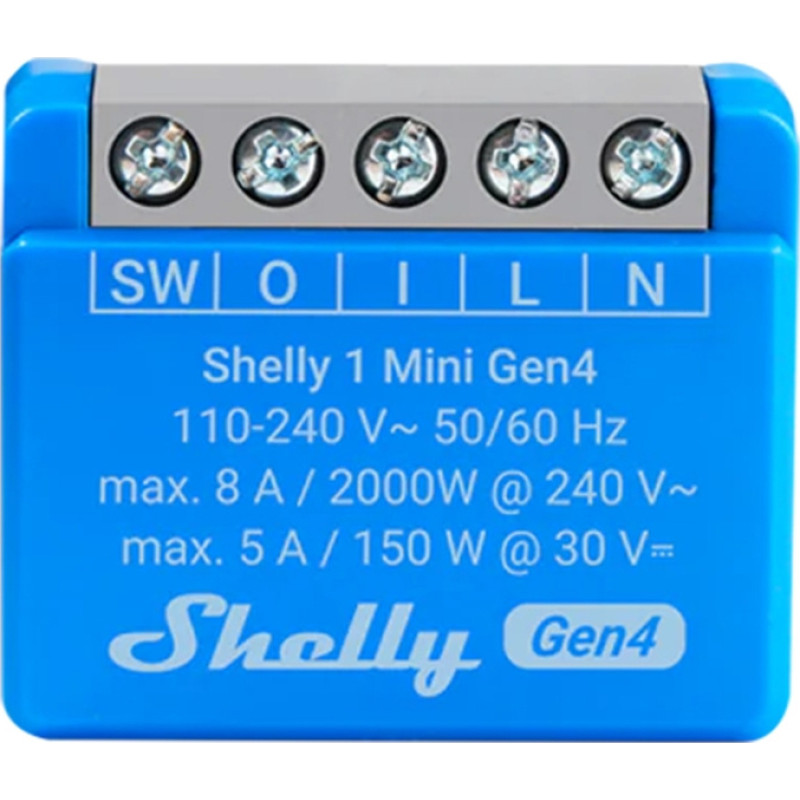 Shelly 1 Mini Gen4 Controller Zigbee/Matter