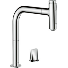 Hansgrohe Virtuvinis mai&scaron;ytuvas su i&scaron;traukiama žarna Hansgrohe Metris Select M71 73818000