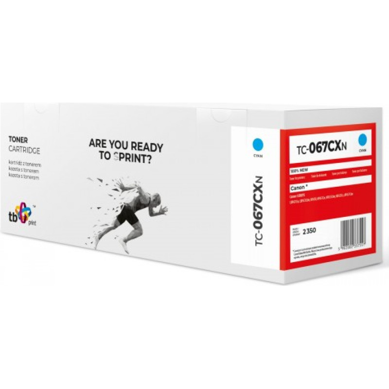 Tb Print Toner for Canon MF650 TC-067CXN CY 100% new CRG067H
