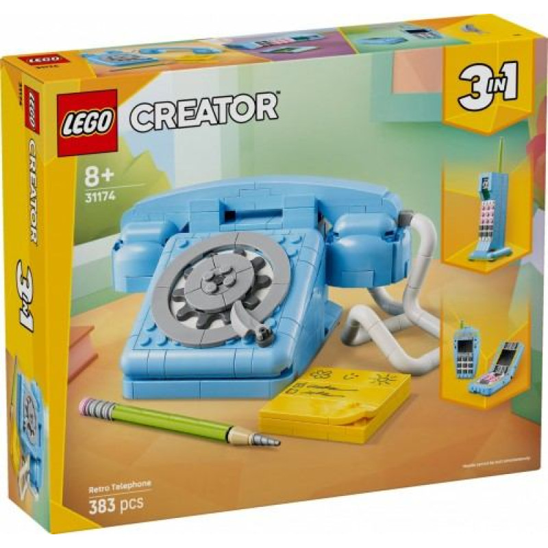 Lego Bricks Creator 31174 Retro Telephone