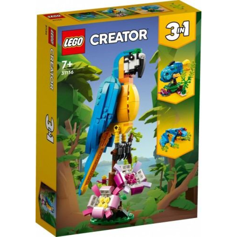 Lego Creator 3in1 Exotic Parrot (31136)