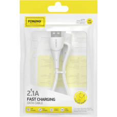 Foneng USB to Lightning Cable Foneng X77, 2.1A, 1m (white)