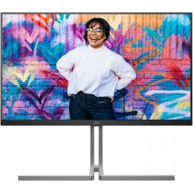 AOC Monitor U32U3CV 31.5 cala Nano IPS 4K HDMIx2 DP USB-C RJ45 KVM Pivot Głośnik