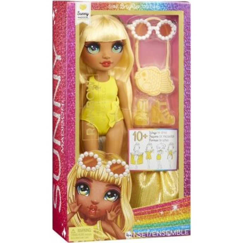 MGA Doll Rainbow High Swim Style Sunny Yellow
