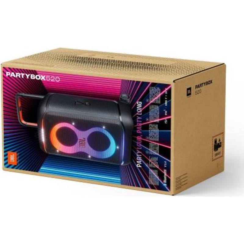 JBL Partybox 520 Bluetooth Speaker Black EU - ONLY BOX DAMAGE