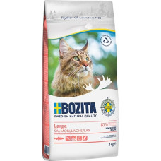Bozita Large Wheat free Salmon - dry food for large and long haired cats - 2kg