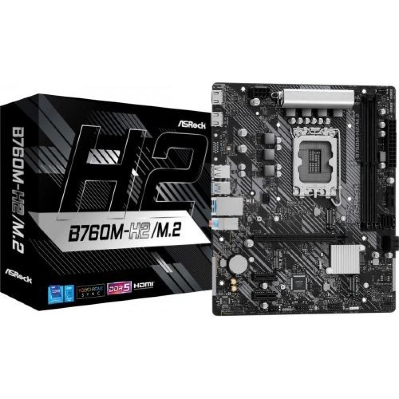 Asrock B760M-H2/M.2 s1700 2DDR5 DP/HDMI mATX