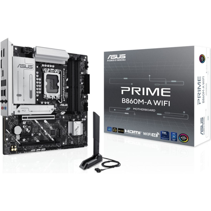 Asus PRIME B860M-A WIFI Intel B860 LGA 1851 (Socket V1) micro ATX