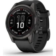 Garmin fēnix 7S Pro 3.05 cm (1.2") MIP 42 mm Digital 240 x 240 pixels Touchscreen Black Wi-Fi GPS (satellite)