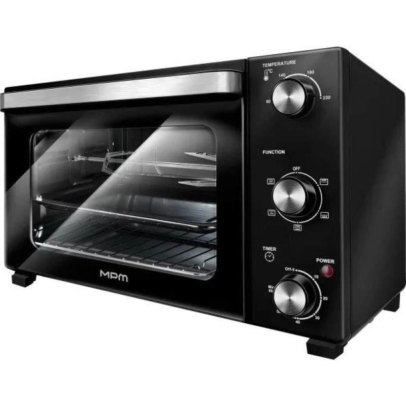 MPM Electric oven MPM MPE-17/T 48 L 1800 W Black