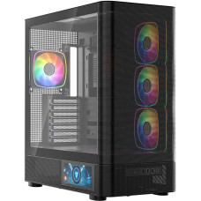 Modecom PC case Volcano AQ400 ARGB MIDI BLACK