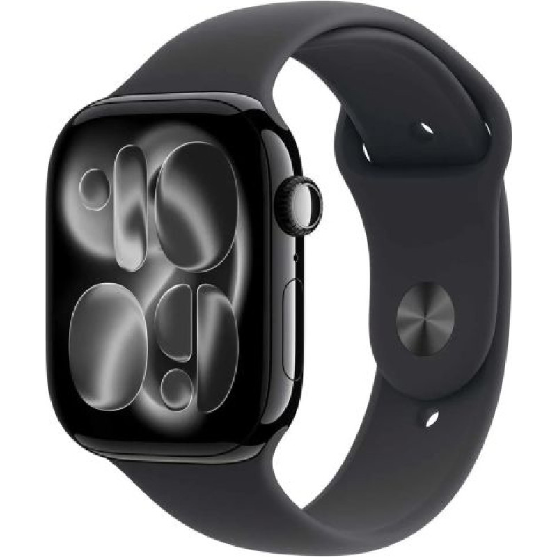 Apple Watch Series 11 (2025) GPS 46mm Jet Black Alu Case, Black Sport Band M/L EU MEUX4 - ONLY BOX DAMAGE