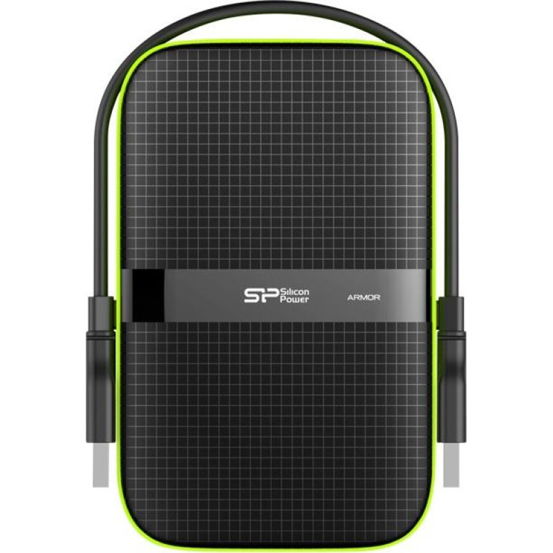 Silicon Power Armor A60 external hard drive 5000 GB Black, Green