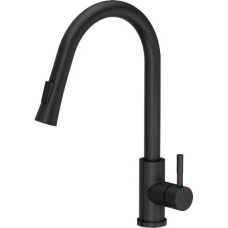 Quadron Kitchen mixer Julia 3673500BLM, black.