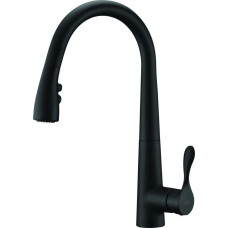 Bluewater Blue Water kitchen mixer with pull-out hose, stable, black color.