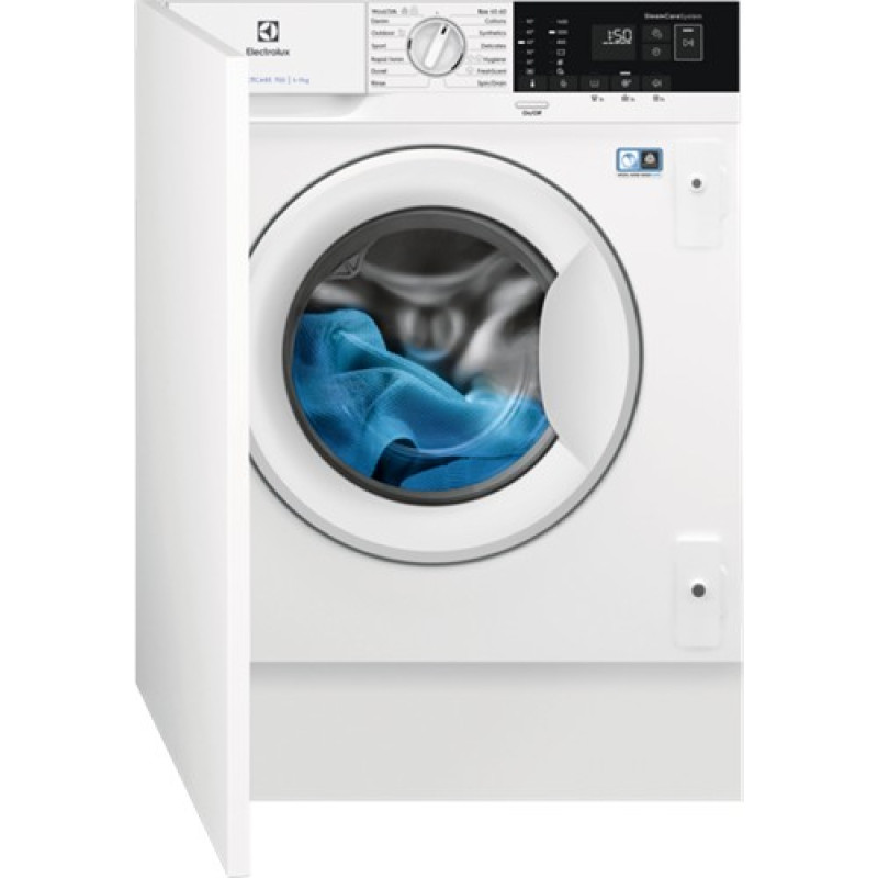 Electrolux Built-in washing machine with steam program EWN7F447WI