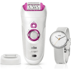 Braun Epilator SE7-521GS with a clock.