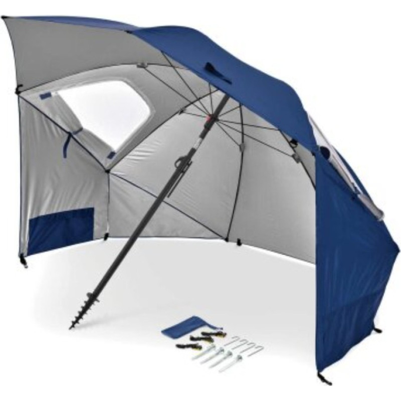 Sport-Brella Beach umbrella, Premiere Blue, 01619.