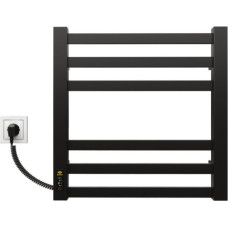 Kosser Towel warmer Gerda 500x500/6 EL with timer, black.