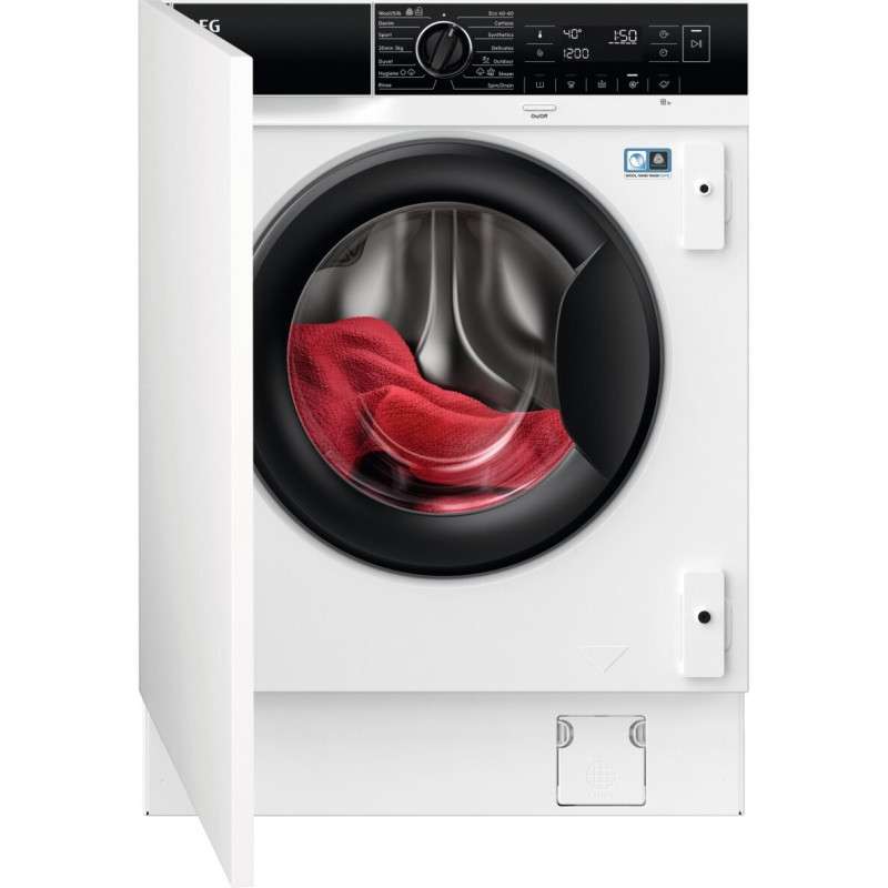 AEG Built-in washing machine with steam function L7FNE48SI