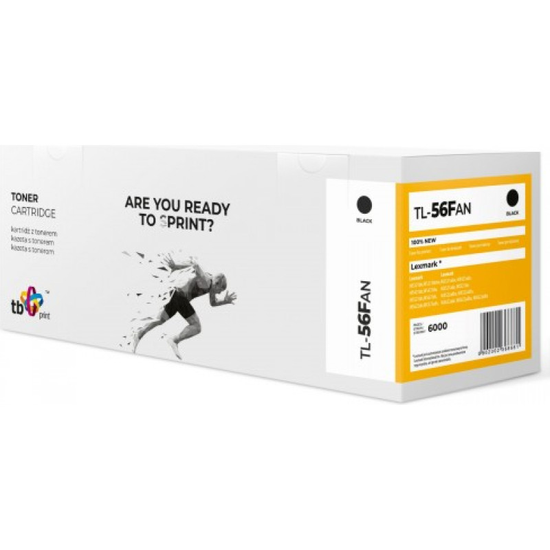 Tb Print Toner for Lexmark MS321 TL-56FAN BK 100% new